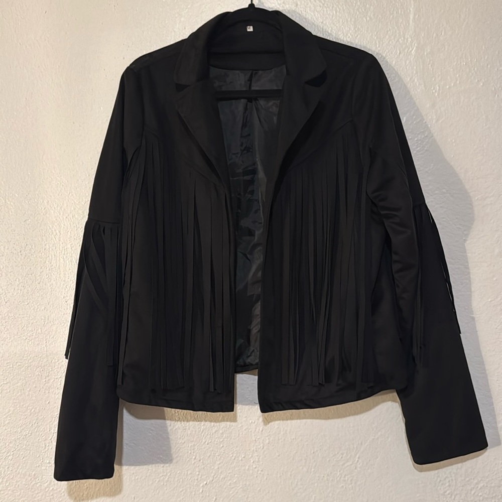 Black Tassel Jacket
